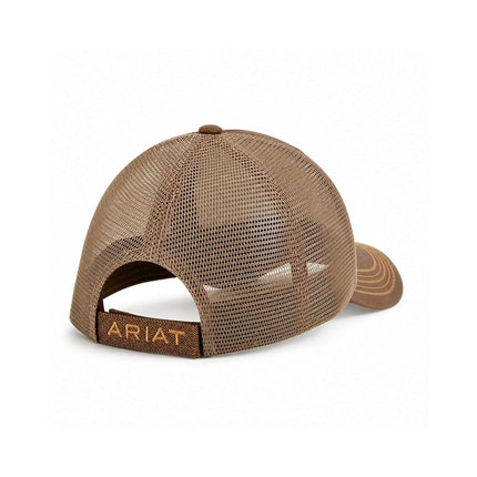 ARIAT Gorra de malla engrasada para hombre - Marrón - Talla única