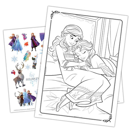 Disney Frozen 2 48-Page Color and Activity Book with Temporary Tattoos 45821