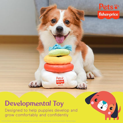Fisher-Price Attack-A-Stack Chase and Toss Dog Toy