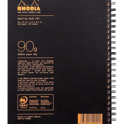 Rhodia Meeting Book, Black, 1 (CR-119941)