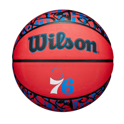 WILSON NBA Team Graffiti Basketball - Philadelphia