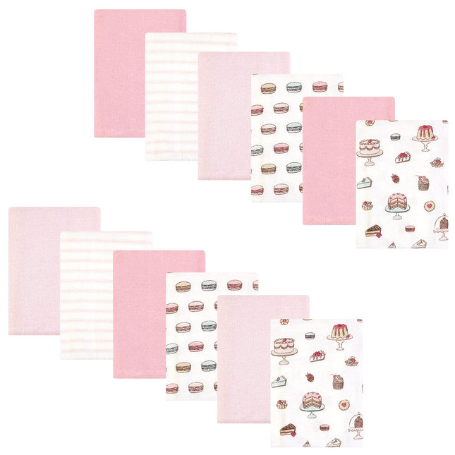 Hudson Baby Unisex Baby Cotton Flannel Burp Cloths