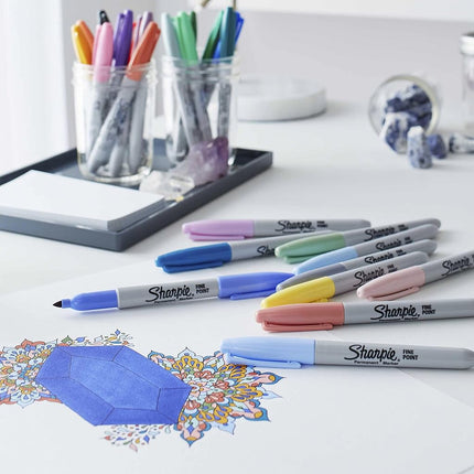 Sharpie Mystic Gems Fine Point Permanent Marker 12/Pkg-