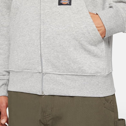 Dickies Midweight Fleece Zip Hoodie Heathered Gray