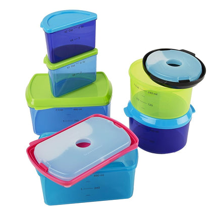 Fit & Fresh Kids' Reusable Lunch Box Container Set