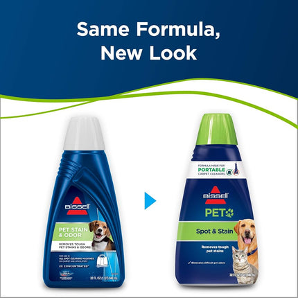 BISSELL 2X Pet Stain & Odor Advanced Formula, 32oz, 74R7