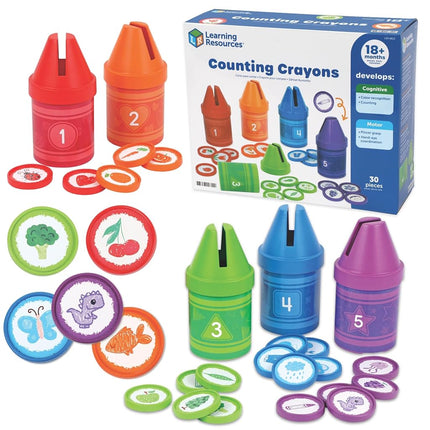 Learning Resources Counting Crayons, Ages 18 Month