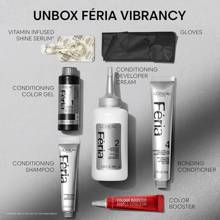 Feria Power Reds Hair Color, R57 Intense Medium Auburn (Packaging May Vary)