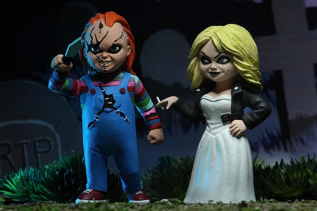 NECA Toony Terrors Bride of Chucky 2 Pack 6 Action Figure, 0634482397435