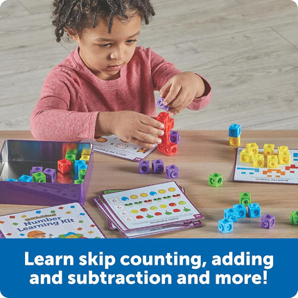 Learning Resources Skill Builders! Number Learning 71-pc Kit - Preschool Learning Activities, Manipulatives for Kids, Gifts for Kids Ages 4+