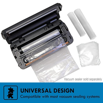 Kenmore Vacuum Sealer Bags & Roll 3 Varieties Pack | Compatible with Precision, FoodSaver, INKBIRD, Russell Hobbs & Wevac Vacuum sealer | BPA-Free Food Storage Bags for Sous-Vide & Meal Prep