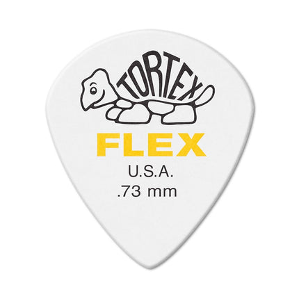 JIM DUNLOP 466R.73 Tortex Flex Jazz III XL .73mm Guitar Pick - 72 Pack