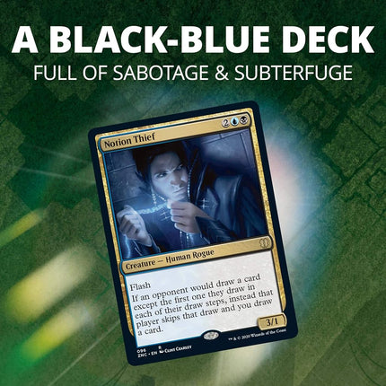 Magic: The Gathering Zendikar Rising Commander Deck – Sneak Attack (Blue-Black)