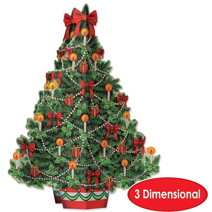 3-D Christmas Tree Centrepiece