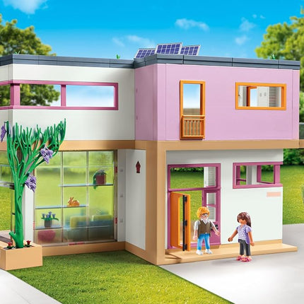 Playmobil 71607 myLife: Living House with winter garden, with two figures and a sticker sheet, made from over 80% recycled and bio-based materials, detailed play sets suitable for children ages 4+