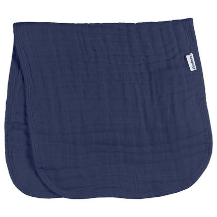 Gerber Baby Unisex Muslin Burp Cloths 6-Pack, Multi Blues Browns, Large Size 20" x 10"