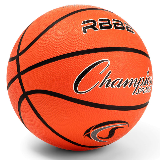 Champion Sports Pro Ballon de basket en caoutchouc, 27,5"-27,75"