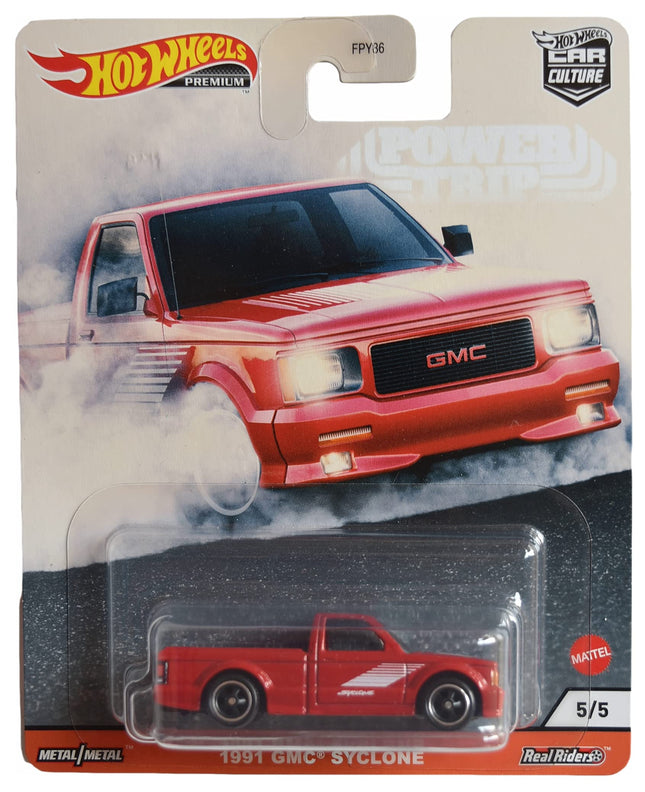 Hot Wheels 1991 GMC Syclone, [Red] Car Culture - P