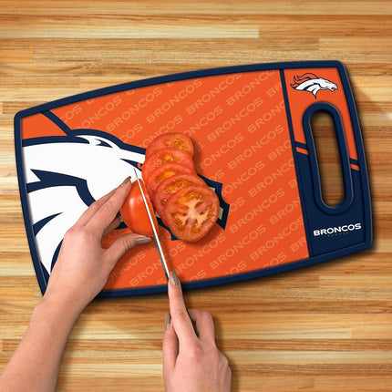 YouTheFan NFL Denver Broncos Logo Series Cutting Board