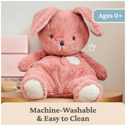 GUND Baby Oh So Snuggly Lapin Grande Peluche pour Bébés et Nourrissons, Rose Poudré, 31,75 cm