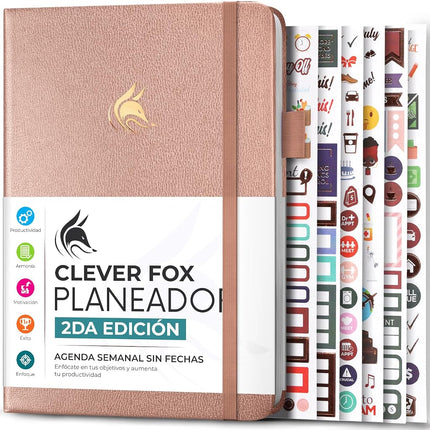 Clever Fox Planner 2 Edición en Español - Colorida