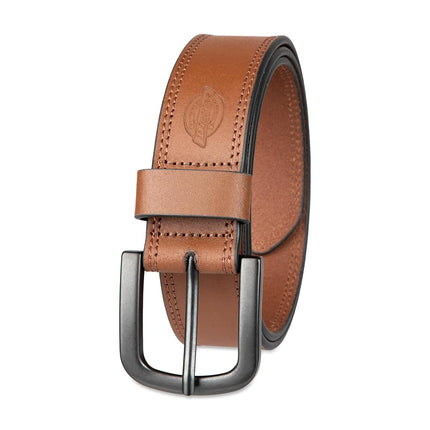 Dickies Men's Casual Leather Belt, Tan, 42W