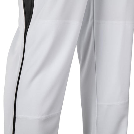 CHAMPRO Youth Triple Crown Baseball Pant, White/Black, Small