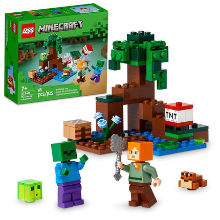 LEGO Minecraft The Swamp Adventure 21240, Building