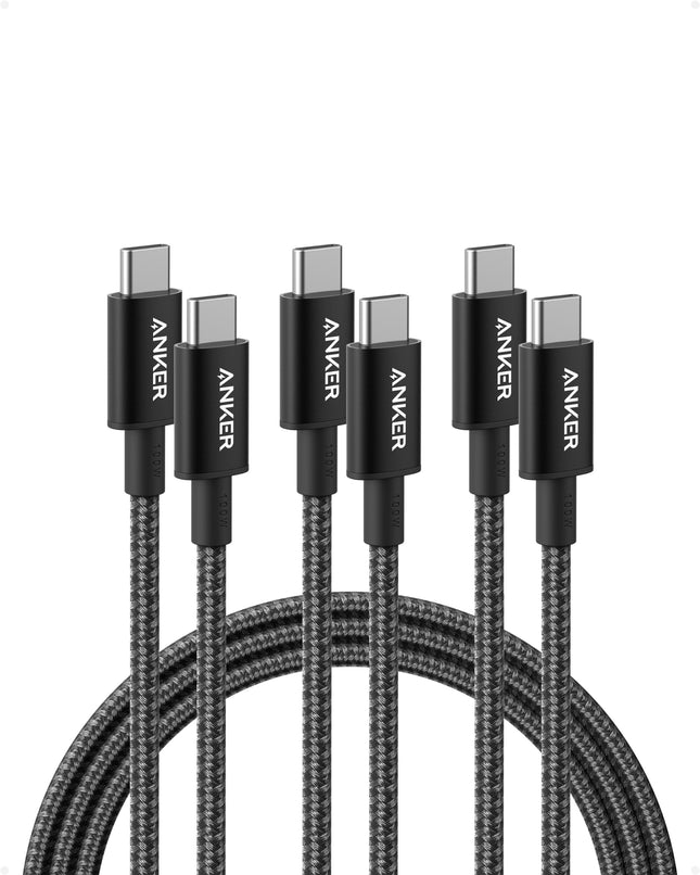 Anker USB C to USB C Cable 6FT x 3