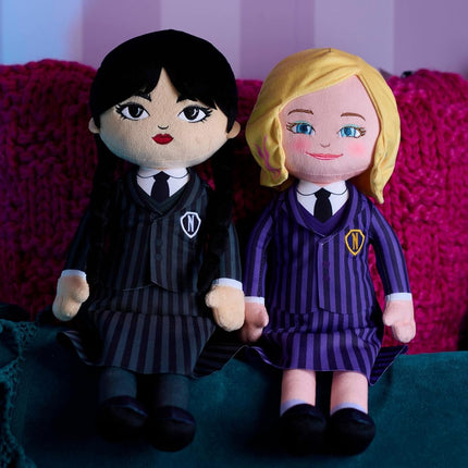Wednesday Large 15.5-inch Plush Doll, Kids Toys for Ages 3 Up, Gifts and Presents