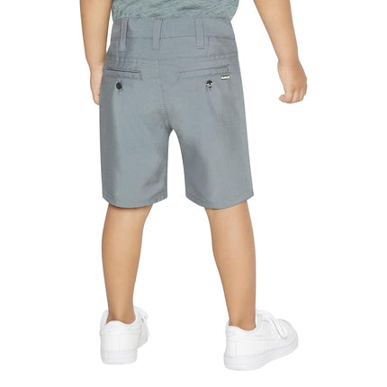 Hurley Kids Dri-FIT¿ Chino Walkshorts para niños (niños grandes) Gris frío 14
