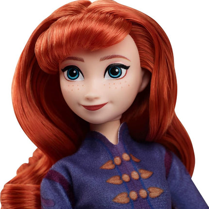 Mattel Disney Frozen Anna Fashion Doll & Accessories, Ice-Skating Look with Removable Dress & Skates Plus 1 Pair of Shoes, Inspired by Frozen: Winter Festival