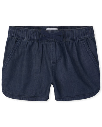The Children's Place Single Girls Denim Pull on Sh