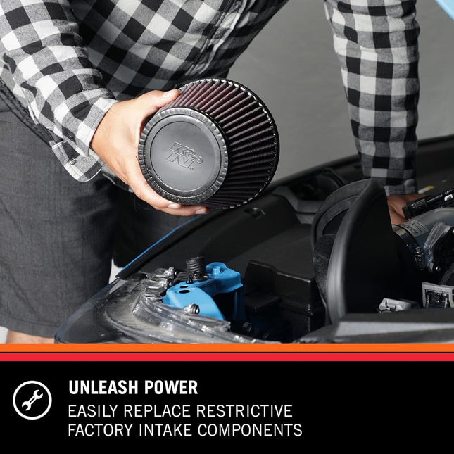 K&N Vent Air Filter/Breather: High Performance, Premium, Washable, Replacement Engine Filter: Flange Diameter: 1 In, Filter Height: 1.5 In, Flange Length: 0.625 In, Shape: Breather, 62-1370