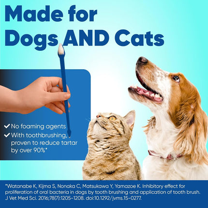 Dentifrice Virbac pour chiens et chats, saveur fruits de mer