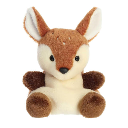 AURORA Adorable Palm Pals Dalia Fawn Peluche - Juego de Bolsillo - Diversión Coleccionable - Marrón 12.7 cm