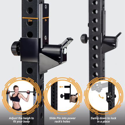 Roller J-Hook Barbell 2x2