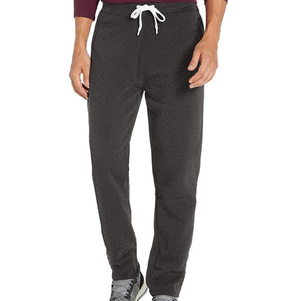 Southpole Men's Bottom Jogger Pants Sweatpants, Heather Charcoal Open, Large