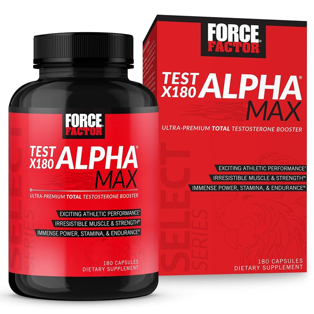 Force Factor Test X180 Alpha Max, Nitric Oxide Boo