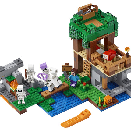 LEGO Minecraft El ataque de los esqueletos Kit de construcción 21146 (457 piezas)