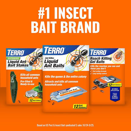 TERRO T2600 Perimeter Ant Bait Plus - Outdoor Ant Bait and Killer - Attracts and Kills Ants, Carpenter Ants, Roaches, Crickets, Earwigs, Silverfish, Slugs and Snails - 2 Pack, 4Lbs