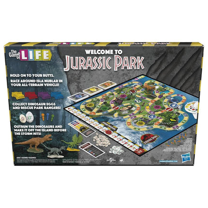 Hasbro Gaming Game of Life Jurassic Park