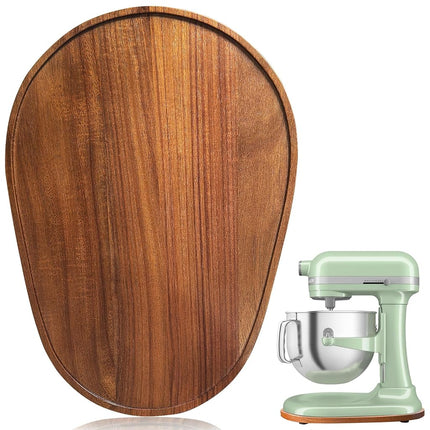 Acacia Wood Mixer Slider Mat for KitchenAid Stand 