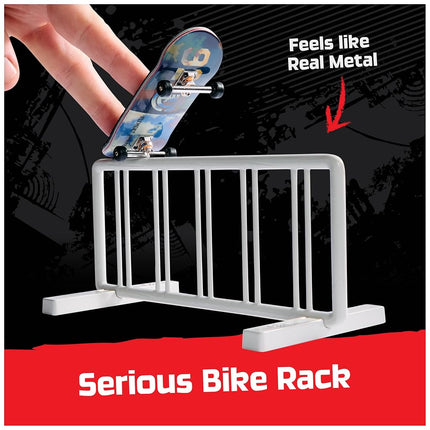 Spin Master Tech Deck, Pro Series Daily Grind Pack 2.0 with Picnic Table and Bike Rack; Kids Toys for Boys Ages 6 and up (Mini Fingerboard Sold Separately)