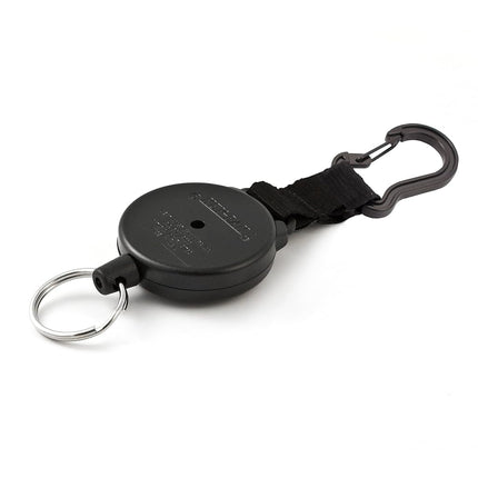 KEY-BAK KB 488 Securit Key Roll Stable Kevlar cable up to 15 keys with carabiner black, KB 488 Securit