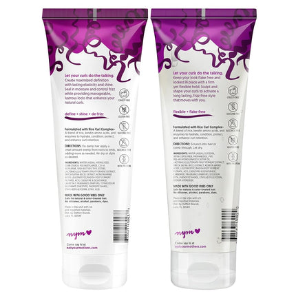 Not Your Mother's Curl Talk Frizz Control Sculpting Gel & Defining Cream (2-Pack) - 9.7 fl oz - Formulated with Rice Curl Complex - All Curly Hair Types