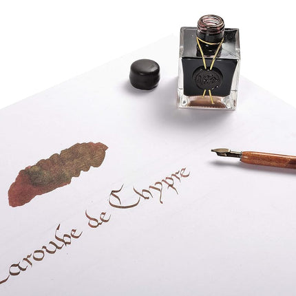 Brause - Ref 76B - Rose Metal Writing Nibs (Pack of 10) - Hard Steel with Rose Engraving on Nib, Tip Opens to Allow More Inkflow, Suitable for Script Writing