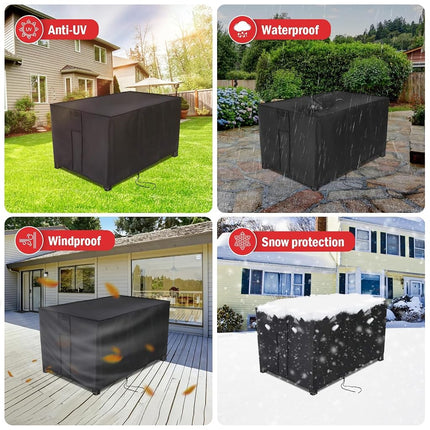 Youlvy Rectangular Fire Pit Cover for Firepit Table, 71 x 40 x 27 Inch