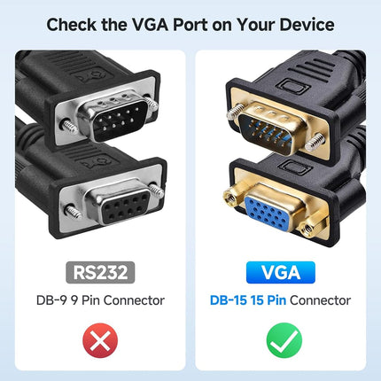 Cable Matters VGA Extension Cable (VGA Cable Male to Female) - 10 Feet
