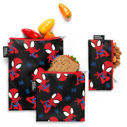 Simple Modern Reusable Snack & Sandwich Bags | 3 P